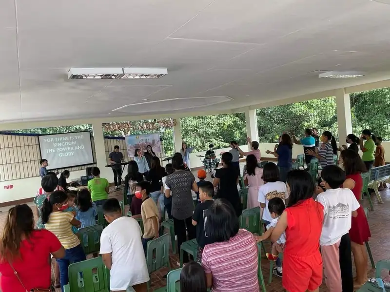 A gathering in an open pavilion at CK Cavite